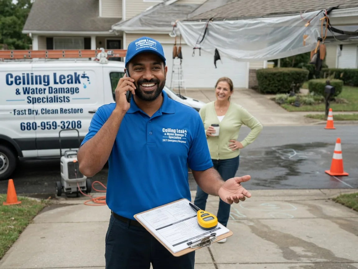 Ceiling Leak Cleanup Woodville, WI FAQs